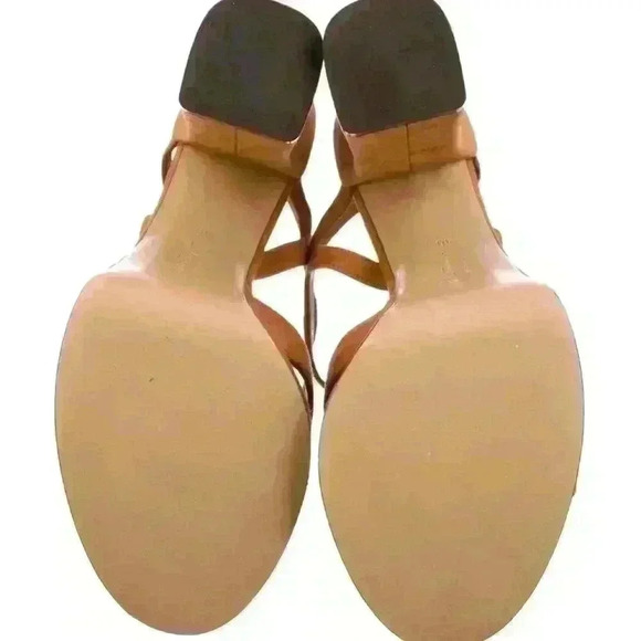 NIB- SALVATORE FERRAGAMO Suede Slingback Peep Toe Pumps - Picture 8 of 10